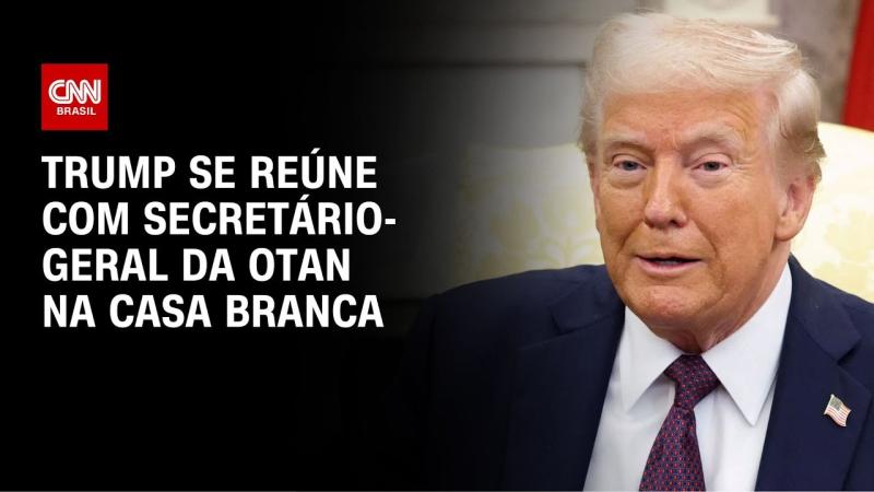 Em meio às tensões, Trump se reúne com secretário-geral da Otan 