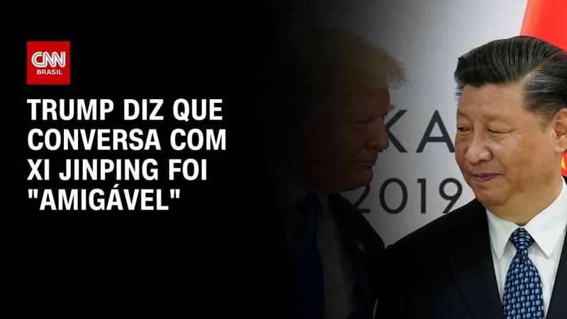 Trump diz que conversa com Xi Jinping foi 