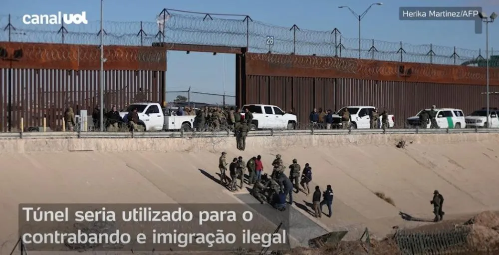 EUA descobrem túnel clandestino na fronteira com o México