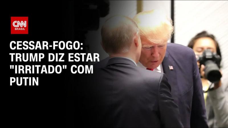 Trump diz estar “irritado” com Putin e ameaça novas tarifas à Rússia