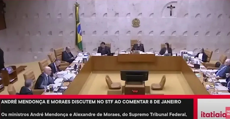 ANDRÉ MENDONÇA E MORAES DISCUTEM NO STF AO COMENTAR 8 DE JANEIRO
