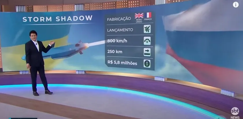 Ucrânia dispara míssil de longo alcance contra Rússia pela primeira vez | SBT Brasil (20/11/24)