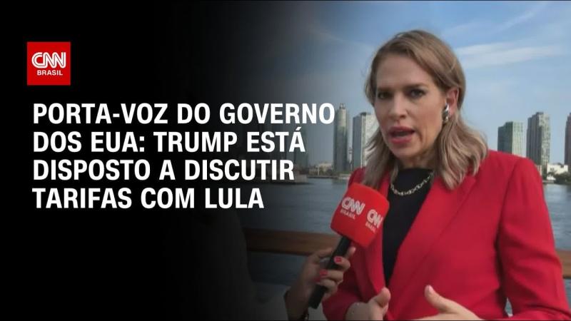 Trump está aberto a discutir tarifas com Lula, diz porta-voz da chancelaria dos EUA