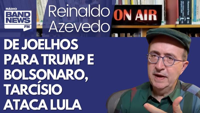 Reinaldo: Bolsonaro como o Bozo de Trump; reação absurda de Tarcísio e loucura de Eduardo