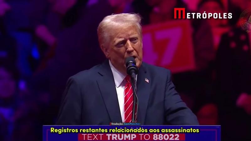 Trump diz que vai retirar sigilo de arquivos sobre o assassinato de Kennedy